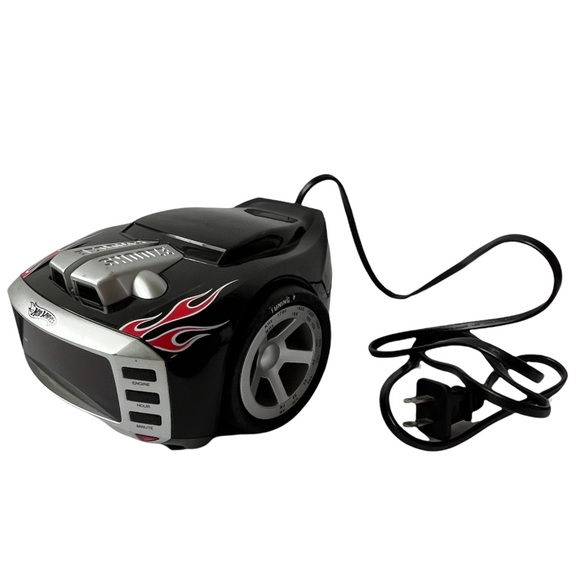 Hot Wheels by Emerson Snore Slammer Clock Radio Engine Sounds Alarm Clock - Picture 8 of 8